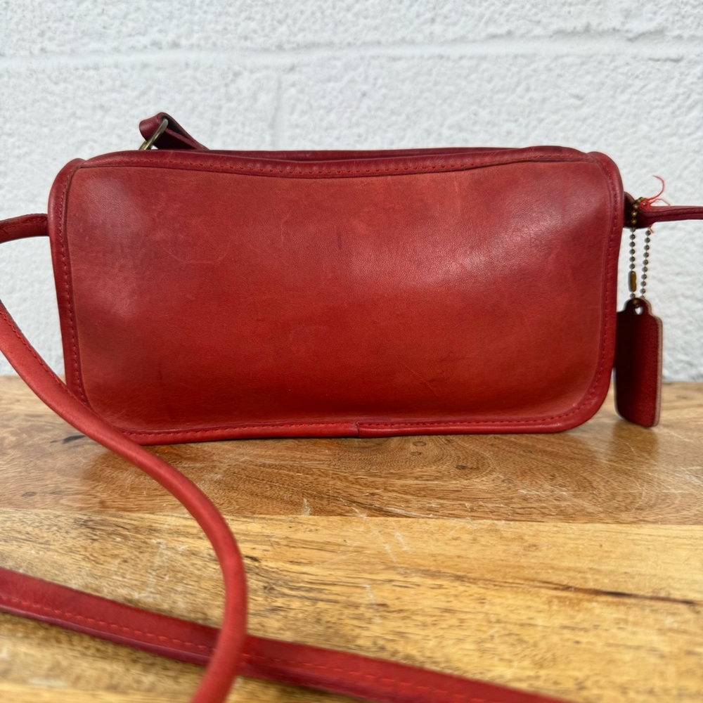 Vintage Coach Zippered Pouch – 1980s Made in NYC